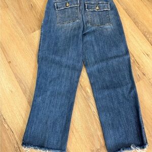High-Rise Wide-Leg Women's Jeans in Blue Wash